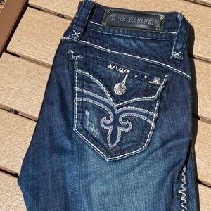 Ankle Length Rock Revival Jeans